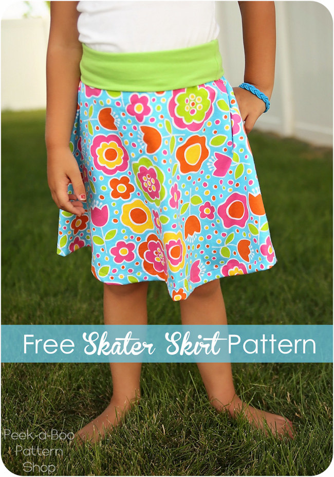 Free Skater Skirt Pattern For Girls