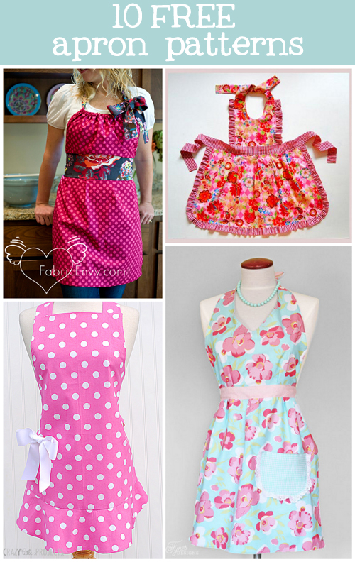 10 Free Apron Patterns Peek a Boo Pages Sew Something Special