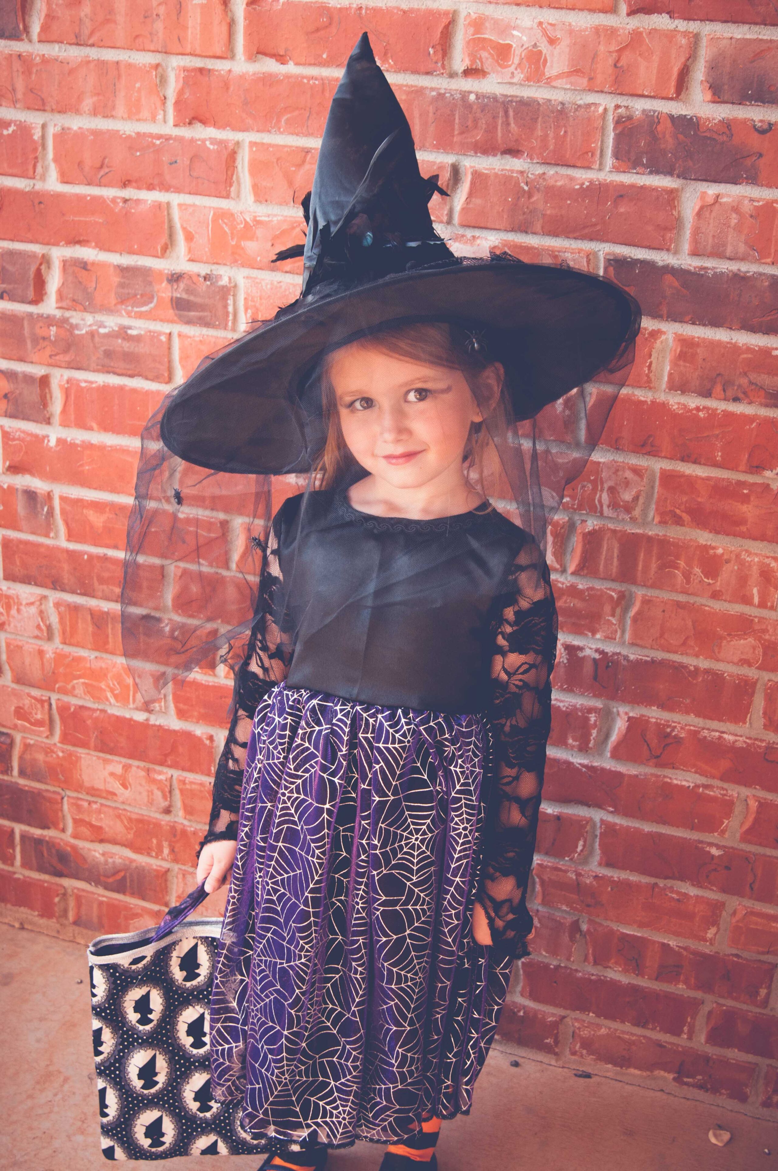 Spooky Witch Costume Tutorial - Peek-a-Boo Pages - Patterns, Fabric & More!