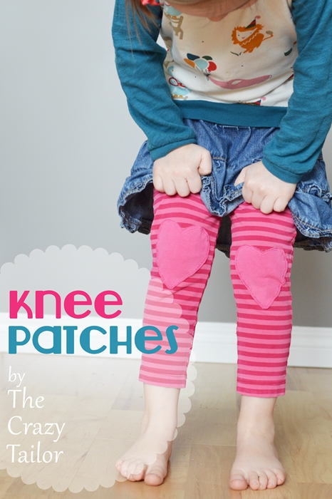 How to Sew Heart Knee Patches - Peek-a-Boo Pages - Sew Something Special