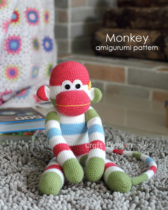 amigurumi-monkey-free-pattern