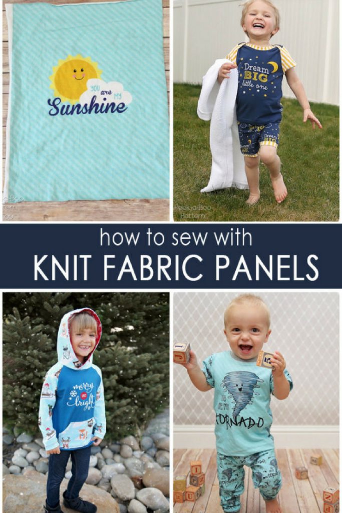 knit fabric panels