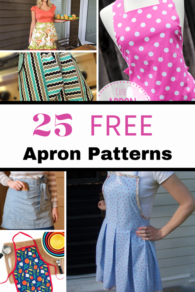 24 Fun Apron Patterns to Sew - The Birch Cottage