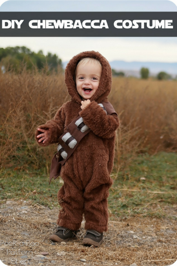 DIY Chewbacca Costume - Peek-a-Boo Pages - Patterns, Fabric & More!