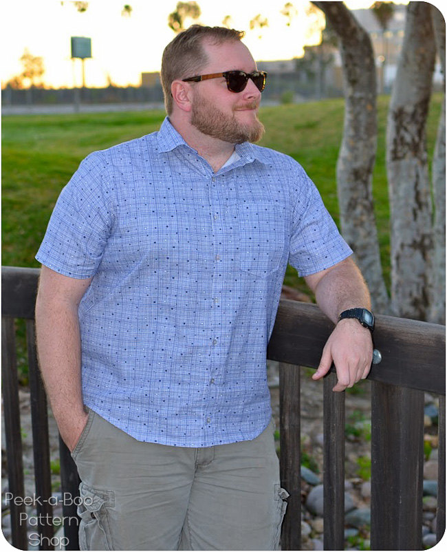 Yukon Button-Up Sewing Pattern for men is here! - Peek-a-Boo Pages ...