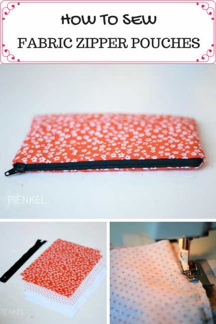 A Simple Lined Zipper Pouch - Tutorial - Peek-a-Boo Pages - Patterns ...