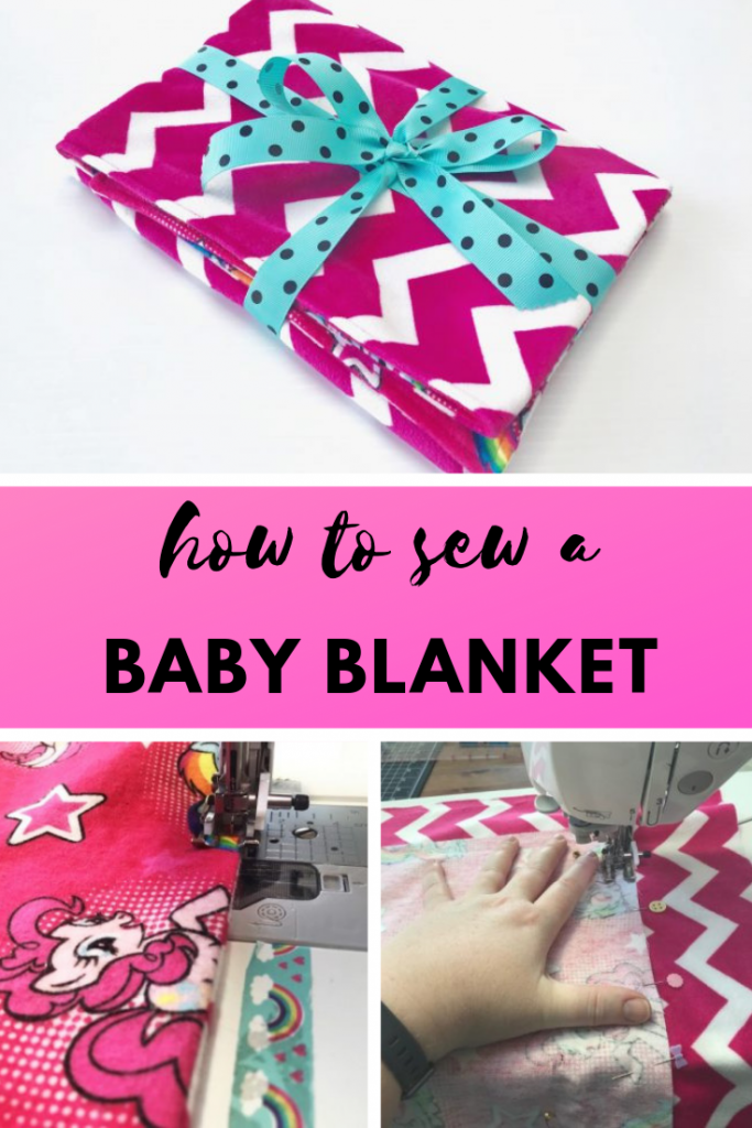 How to Sew a Baby Blanket with Minky - Peek-a-Boo Pages