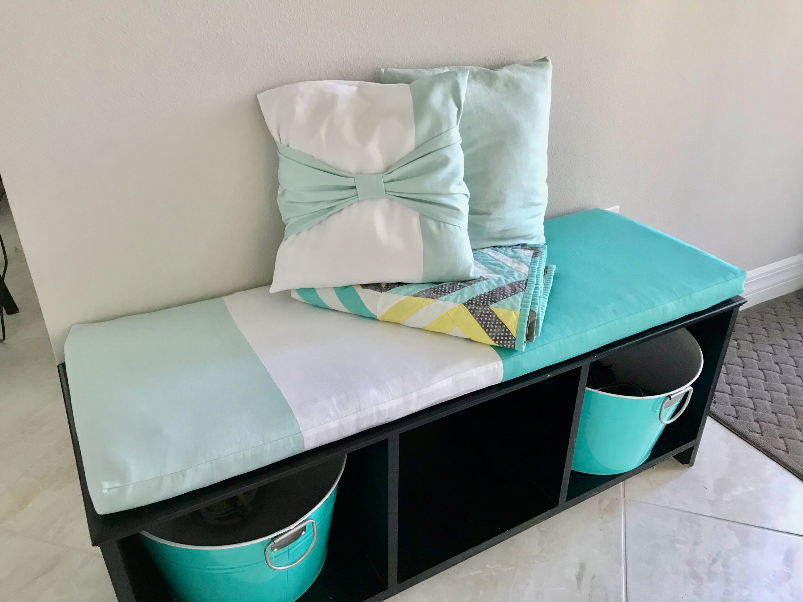 How to Sew a Bench Seat Cover - Peek-a-Boo Pages