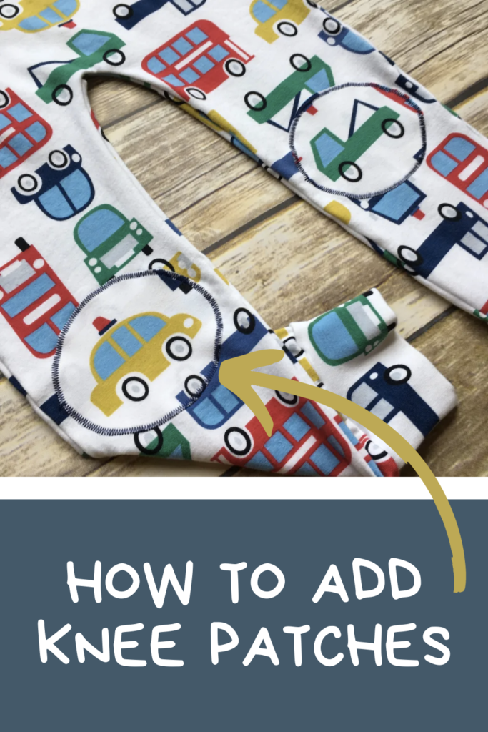Pieces by Polly: Dino Knee Patches Tutorial - Hand-Me-Down REHAB