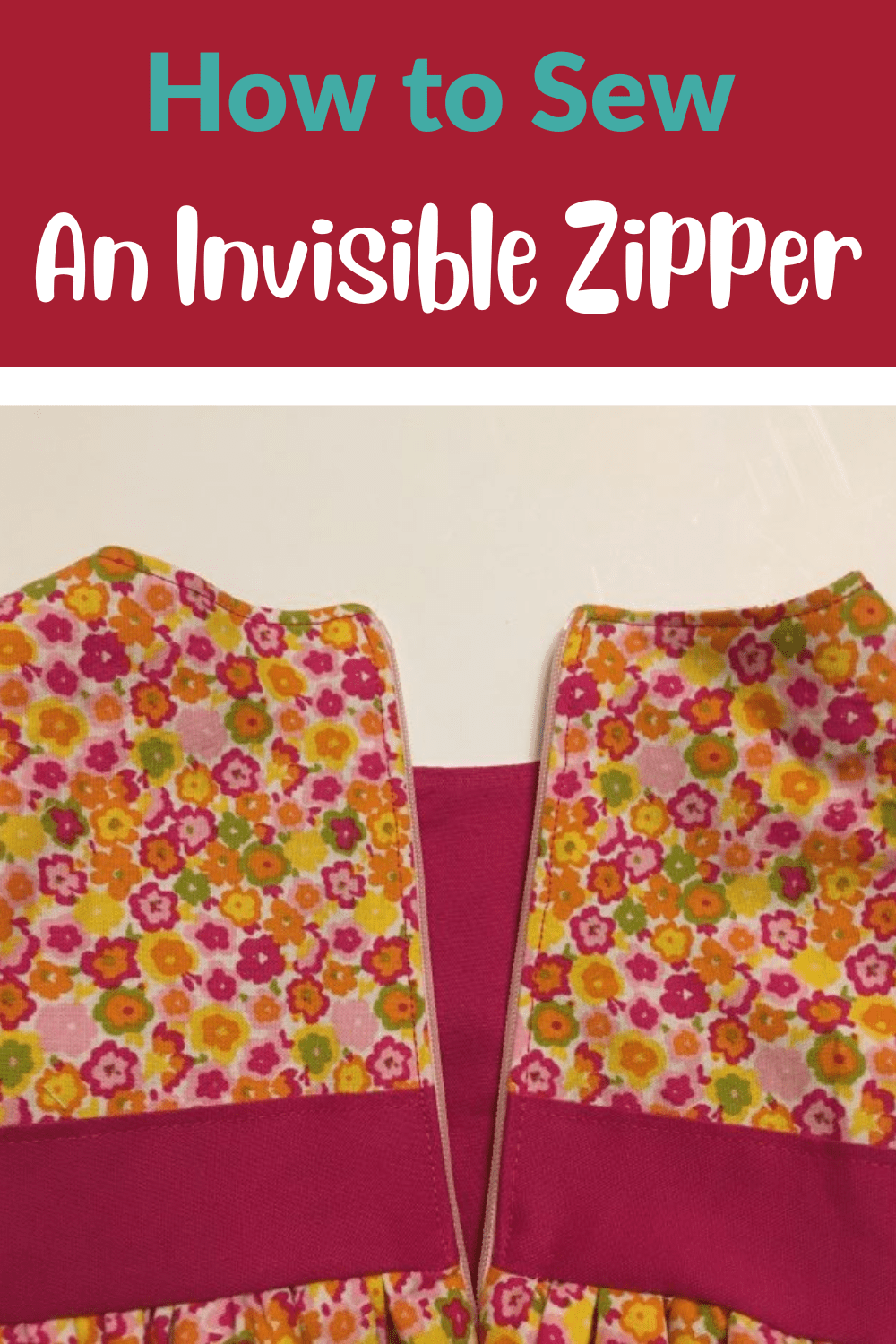 How To Sew An Invisible Zipper | Sewing Invisible Zippers Free Tutorial