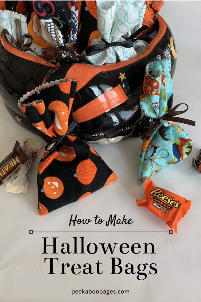 How to Make Halloween Treat Bags - Peek-a-Boo Pages