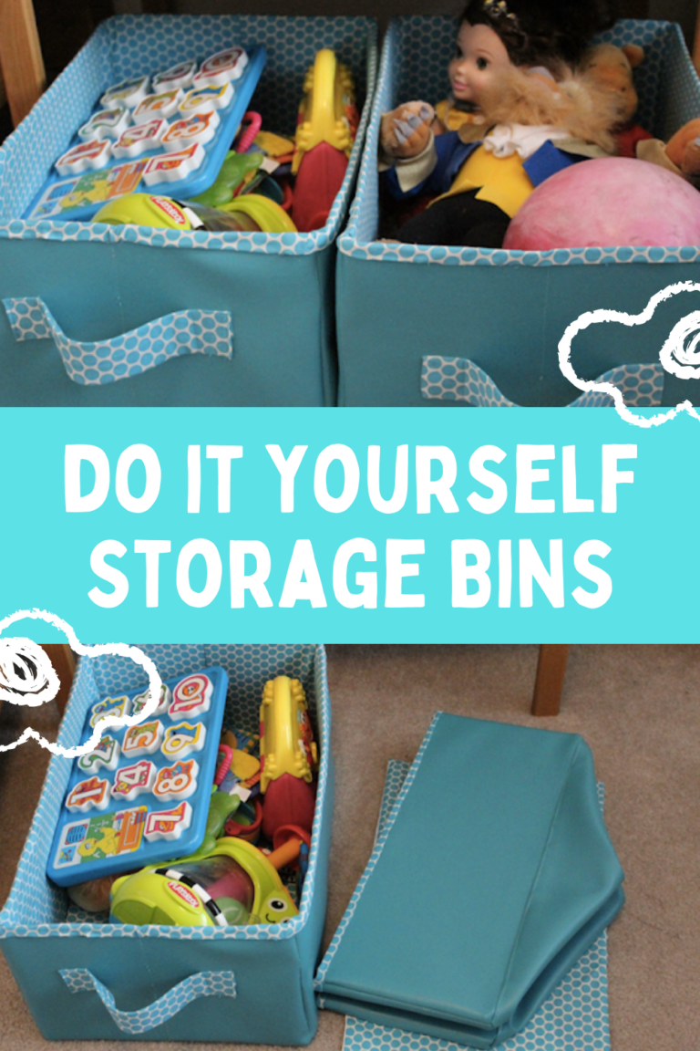 How To Make DIY Storage Bins