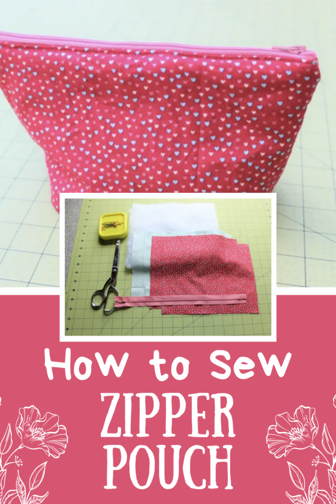 How to Sew a Zipper Pouch | DIY Zipper Pouch